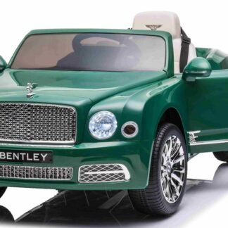VENTA BENTLEY MULSANNE 12V VERDE, ASIENTO DE CUERO, RUEDAS GOMA - BN-MULSANNEGREEN